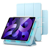 Funda iPad Air 5ta Gen Rigida Y Magnetica Celeste