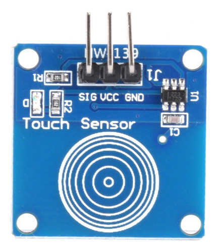 Módulo Táctil Capacitivo Con Sensor Digital Ttp223b 5 Piezas