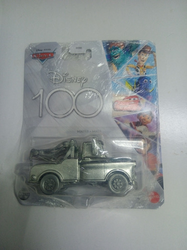 Disney Cars Mate 100 Años Plata 