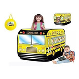 Carpa Infantil Bus Colectivo Micro Escolar Premium Plegable