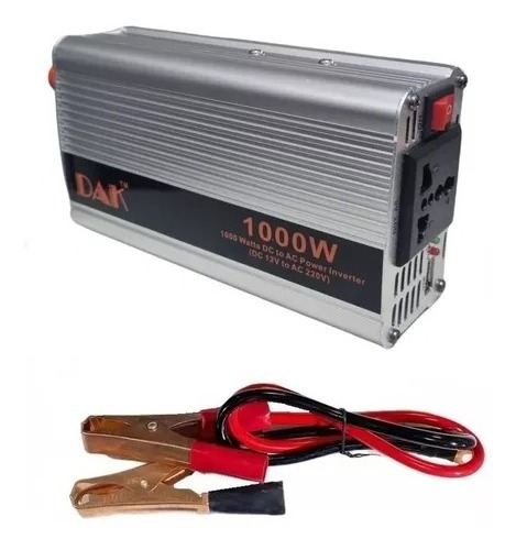 Conversor Inversor 12volt A 220 Volt Ca 1000 Watt Marca Dak 