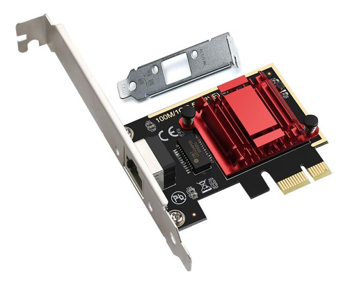 Adaptador De Red Pcie 2.5gbase-t Rtl8125b 2500/1000/100mbp..