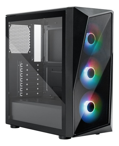 Funda Usb De Vidrio Templado Cooler Master Cmp 520 Mid Tower