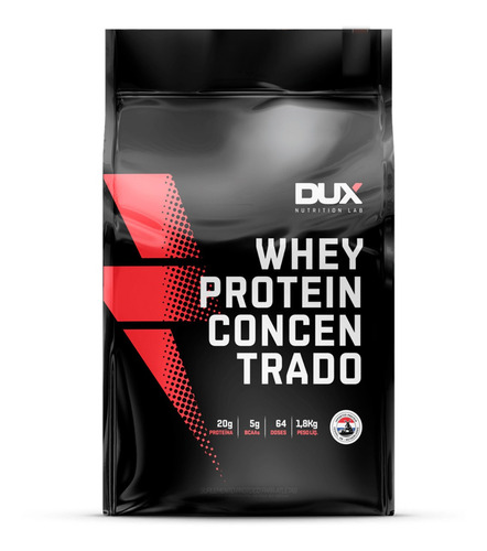 Whey Concentrado Refil - 1800g Prod. Original Dux Nutrition 