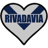 Parche Termoadhesivo Corazon Rivadavia Venado Tuerto