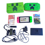 Nintendo Switch + Juegos + Funda Protectora