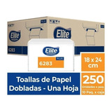 Toalla Intercalada Blanca Elite Professional 10paq. Cod6283