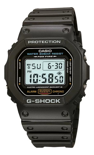 Relógio Masculino Casio G-shock Digital Preto Dw-5600e-1vdf