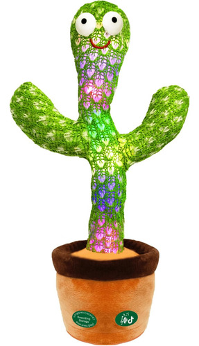 Actualización Del Volumen Dancing Cactus Cactus Talking Toy,