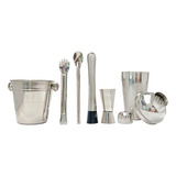 Kit Caipirinha Profissional Coqueteleira 500 Ml 6 Peças Inox