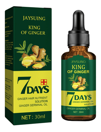 Ginger King Hair Tonic 3pcs 30ml Óleo De Gengibre