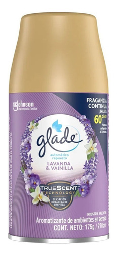 Glade Repuesto Lavanda Y Vainilla  Para Aparato Automático 