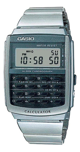 Reloj Casio Calculadora Ca506 Unisex Acero Full