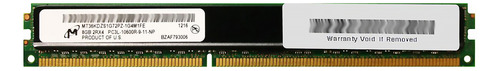 Memória Micron 8gb Pc3 Vlp 2rx4 10600r 1333mhz Ecc Rdimm