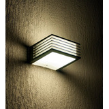 Aplique Tortuga Pared Exterior Luz Led Moderna Bidireccional