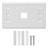 Modulo Rj45 Hembra Cat6 Jack Keystone + Faceplate Individual