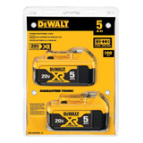 Bateria Dewalt Dcb205-2 5ah 20v Max Xr Lithium Ion Pack 2 Un