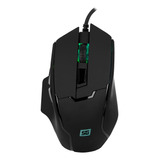 Mouse Gamer Vorago Óptico Mo-504 Alámbrico Usb 6400dpi Negro