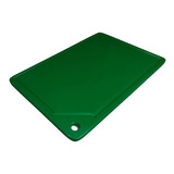 Tabua De Carne Verde Polietileno Personalizada 50x30cm 10mm Liso