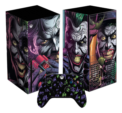 Skin Joker Comic Para  Xbox Series X Set Stickers
