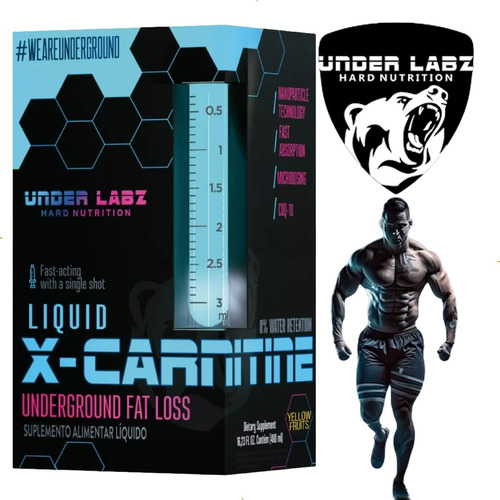 X-carnitine Under Labz Picolinato Cromo + L-carnitina 480ml