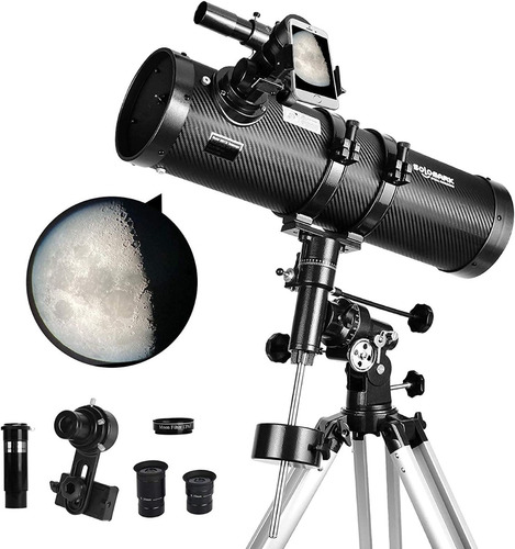 Telescopio Reflector Newtoniano De 130eq Para Adultos