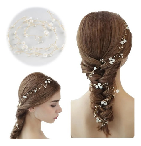 Accesorios Tocado Cabello Novia Matrimonio Diadema Tiara 