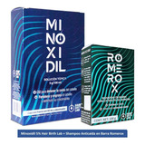 Kit Minoxidil 5% + Shampoo Anticaída Romerox 