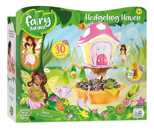 My Fairy Garden Hedgehog Haven Mini Terrario - Pequeno Jardi