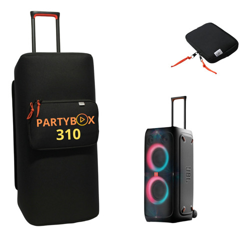 Capa Compatível Com Jbl Partybox 310 Anti-impacto Riscos