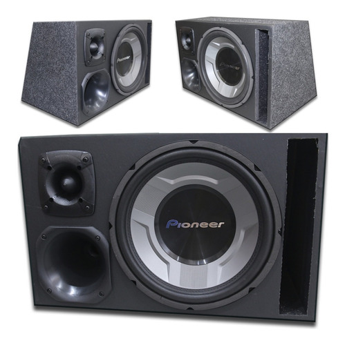 Caixa Trio Grave Subwoofer 12 Pioneer Ts 3060br 350w Rms