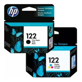 Pack 2 Tintas Hp 122 Negro Y Color Original Selladas Factura