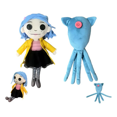 Coraline Calamar Coraline Calamar Muñeca De Peluche 2pcs | Meses sin interés