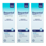 Kit 3 Bepantol Derma Creme Multirrestaurador 40g  Bayer