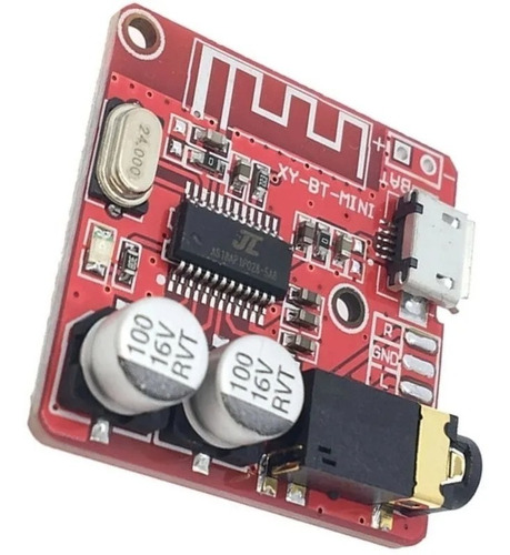 1x Placa Receptor De Áudio Bluetooth 4.1  Mp3