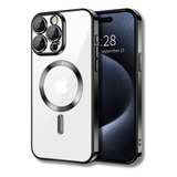 Capinha Anti Choque Magsafe Proteção Câmera Luxo Para iPhone