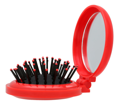 Cepillo Plegable Con Espejo De Plastico