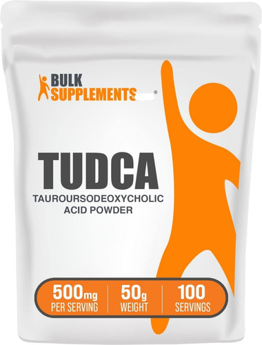 Bulksupplements Tudca En Polvo 500mg 100 Porciones 50gr