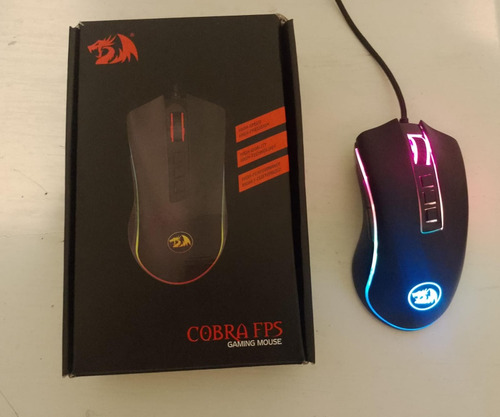 Mouse Red Dragon Cobra Fps M711 Negro