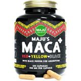 Maca Mas Fuerte Negro Organico Raiz 60.000 Mg 120 Capsulas