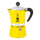 Cafetera Italiana Bialetti Rainbow Amarilla 1 Taza 60ml Color Amarillo