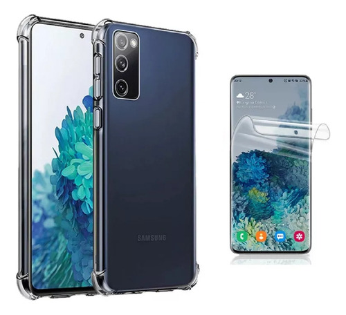 Funda Para Samsung Transparente + Templado Hidrogel