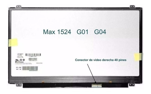 Pantalla Display 15.6 Led Slim Bangho Max G01 Lp156whb Tl A1