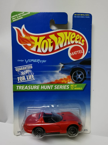 Hot Wheels Treasure Hunt Sth $th Gomas Rr Dodge Viper Rt/10