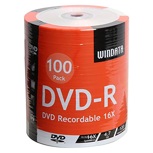 Discos Dvd R 100 Del Paquete De Datos Blanco 16x 4 7 Gb...