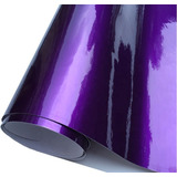 Vinyl Wrap Candy Morado Metalico Gloss 1.52mx1m Vinil   