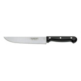 Cuchillo De Cocina Fino Ultracorte N7 Tramontina Acero Inox Color Negro