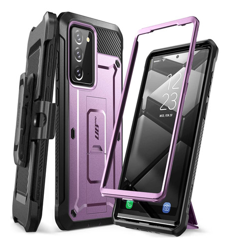 Funda Para Samsung Note 20 Supcase Unicorn Beetle Pro Purple