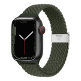 Correa Delgada Con Hebilla Trenzada Para Apple Watch Serie 8