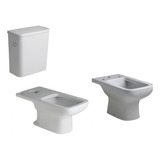 Kit Inodoro Largo Trento Deposito Apoyar Bidet 3 Ag Ferrum